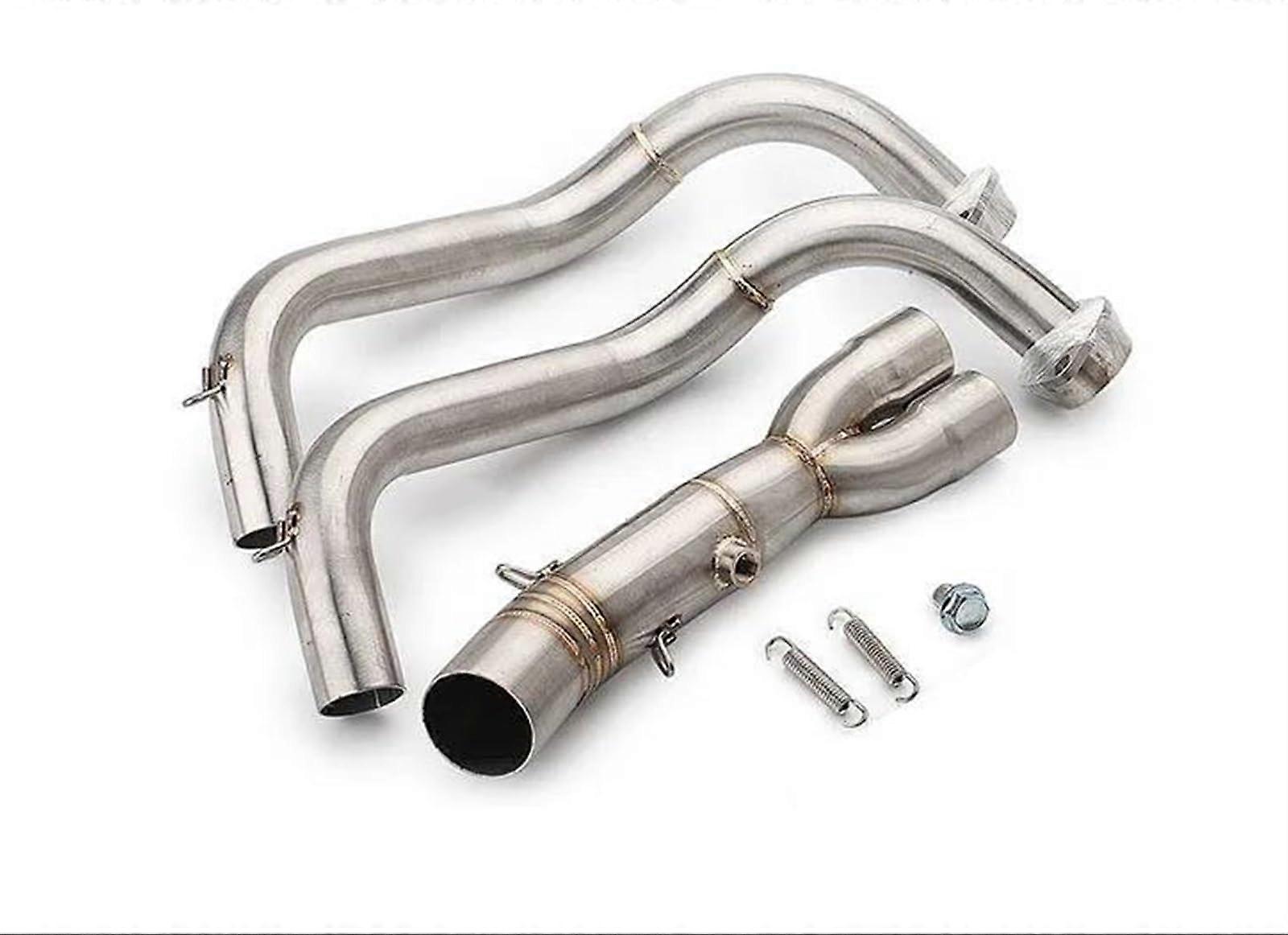 Removable Stainless Steel Front Link Pipe Exhaust System For Yamaha MT07 MT07 FZ07 XSR700 2014 R7