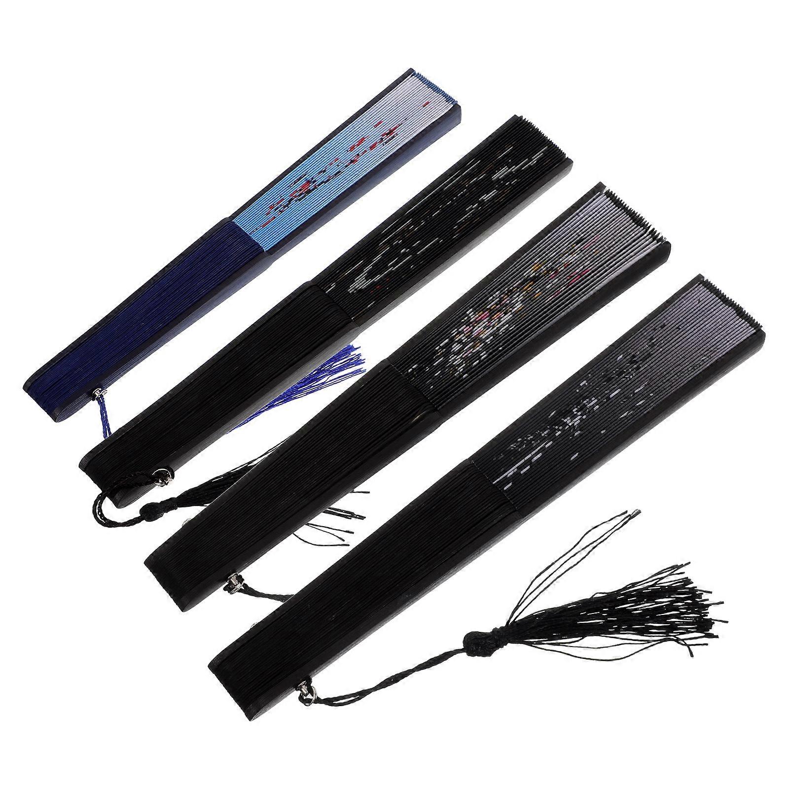 Chinese Hand Fans With Tassel For Party Wedding Ceremony And Dancing Events In Multi Color Cooling Design