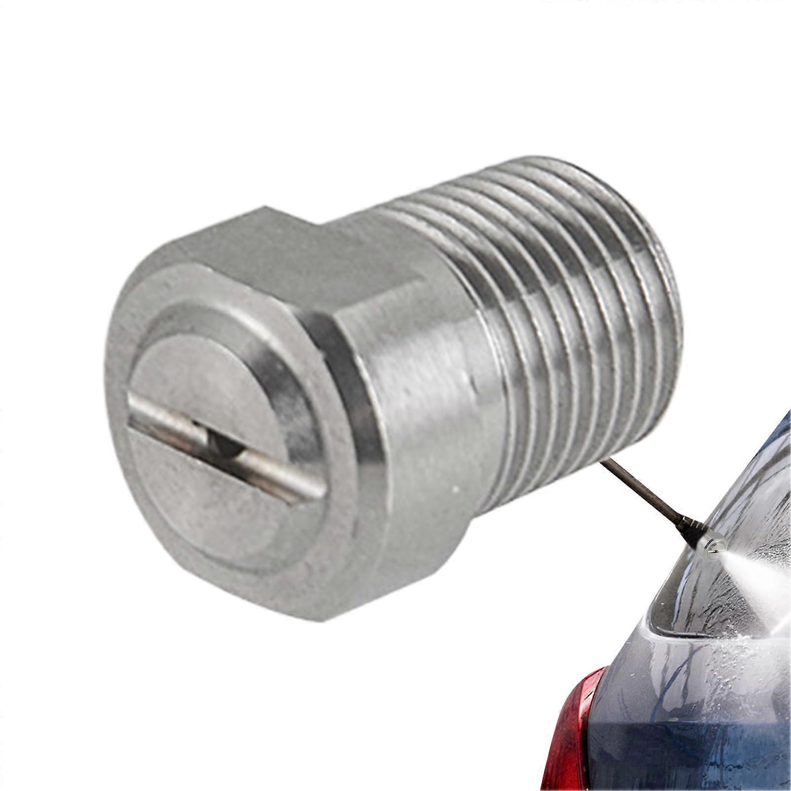 Pressure Washer Spray Nozzle 5000 PSI, 1/8-Inch Thread, Fan Pattern Cleaning Attachment, Garden Pressure Washer Head