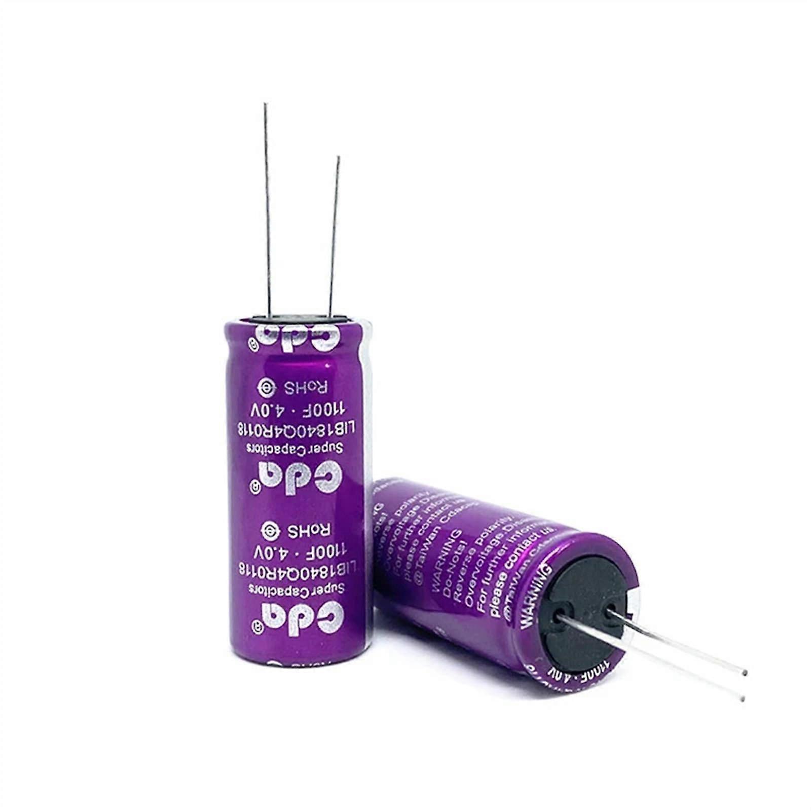2PCS LIB 4V 1100F LIB1840Q4R0118 Supercapacitors LithiumIon Capacitor Supercap SuperCapacitors 1100F 18X40MM 2pcs