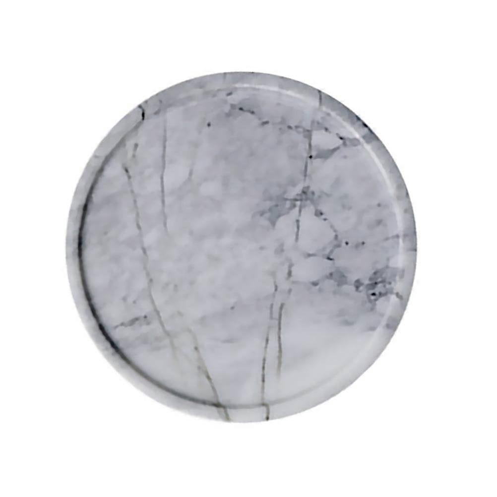 Natural Marble Design Tablet for Serving Snacks and Desserts at Home or Parties