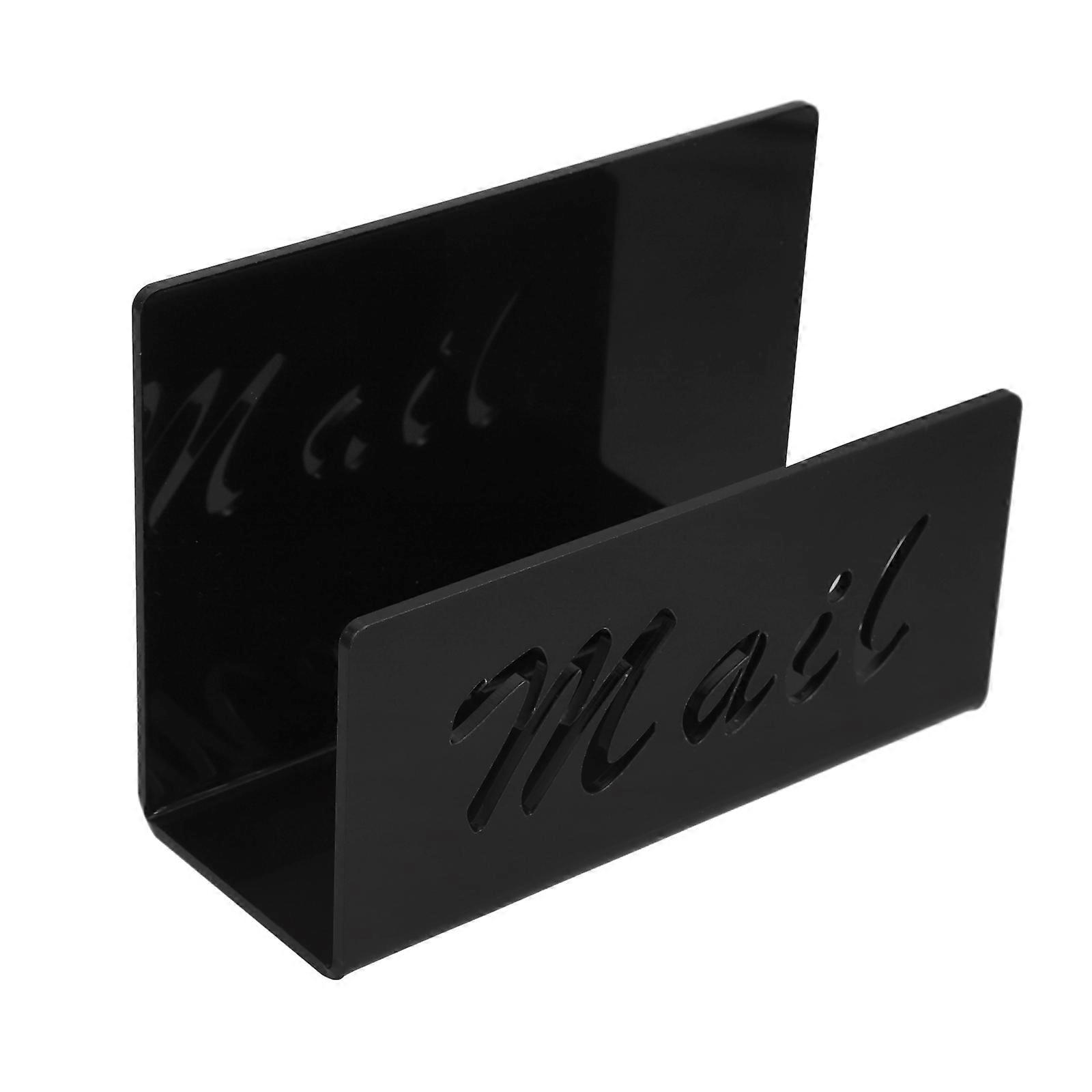 Unique Acrylic Mail Storage Rack For Practical Home Office Use 1Set