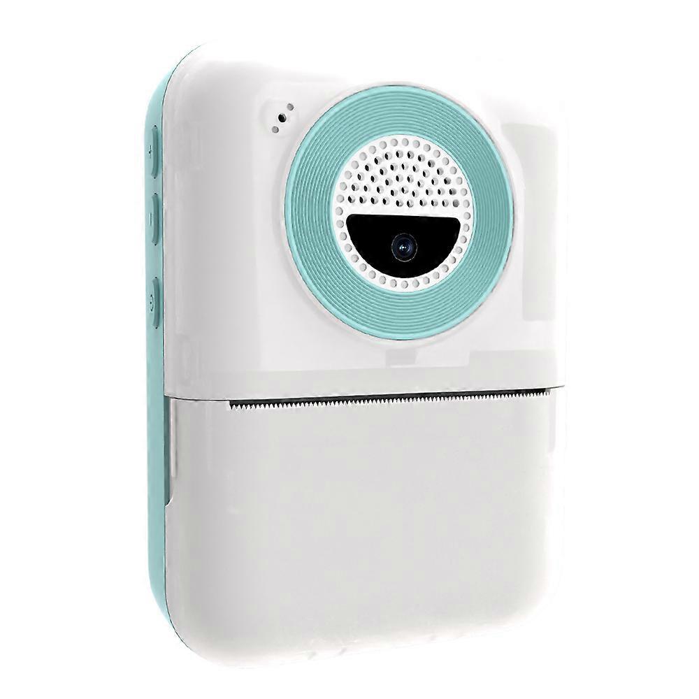 TKdaddy Q1 4.0 Inch IPS Screen Digital Camera Instant Print Mini Camera for Kids HD Photo Video Recorder Blue