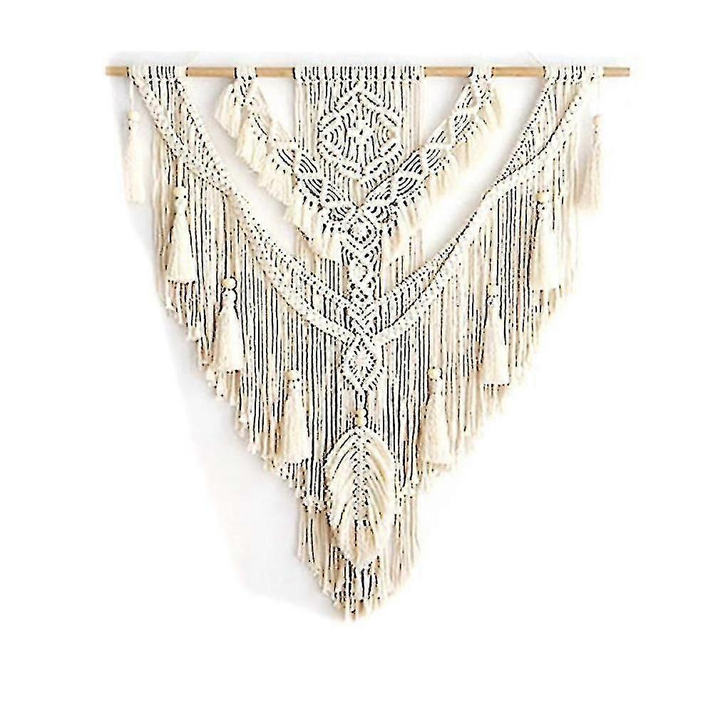 Nordic Bohemian Macrame Wall Hanging Tapestry Hand-wovening Tassel Home Wall Decor Large Tapestry