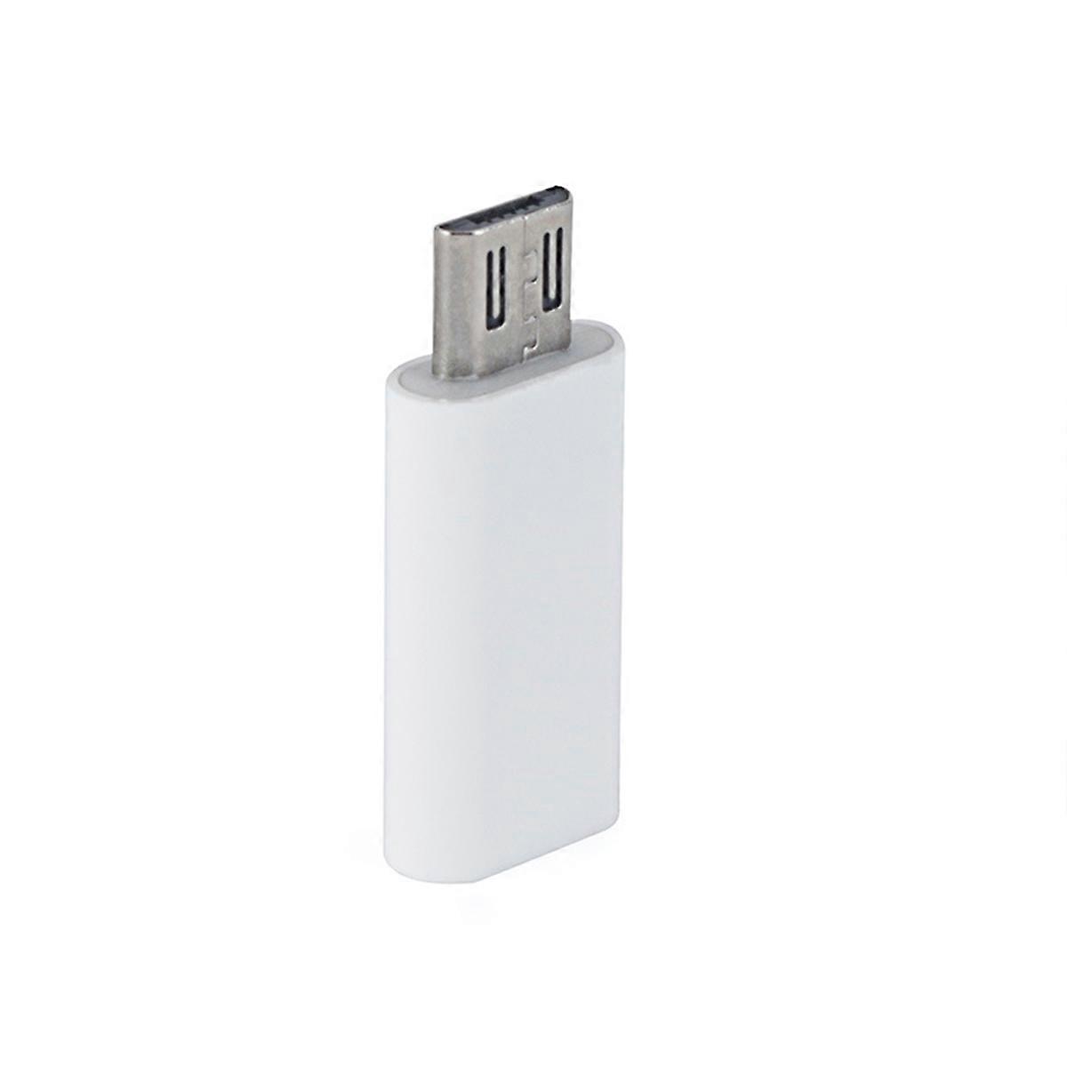 USB C to USB Female Adapter 2Pcs Set for Daily Use Travel Office White Simple Transfer