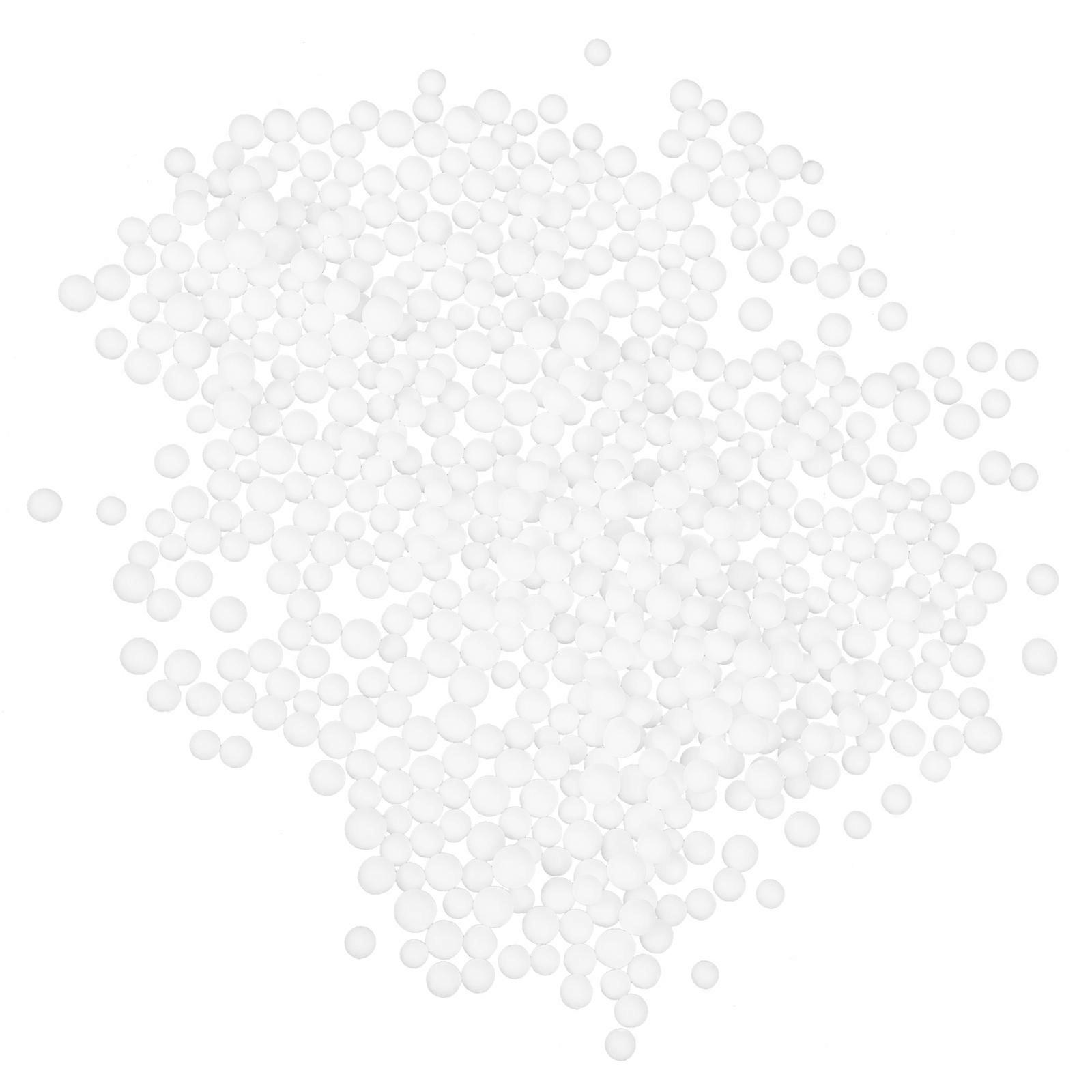 White Foam Beads for DIY Crafts and Pillow Filling Lightweight and Durable 1 Pack of Mini Beads