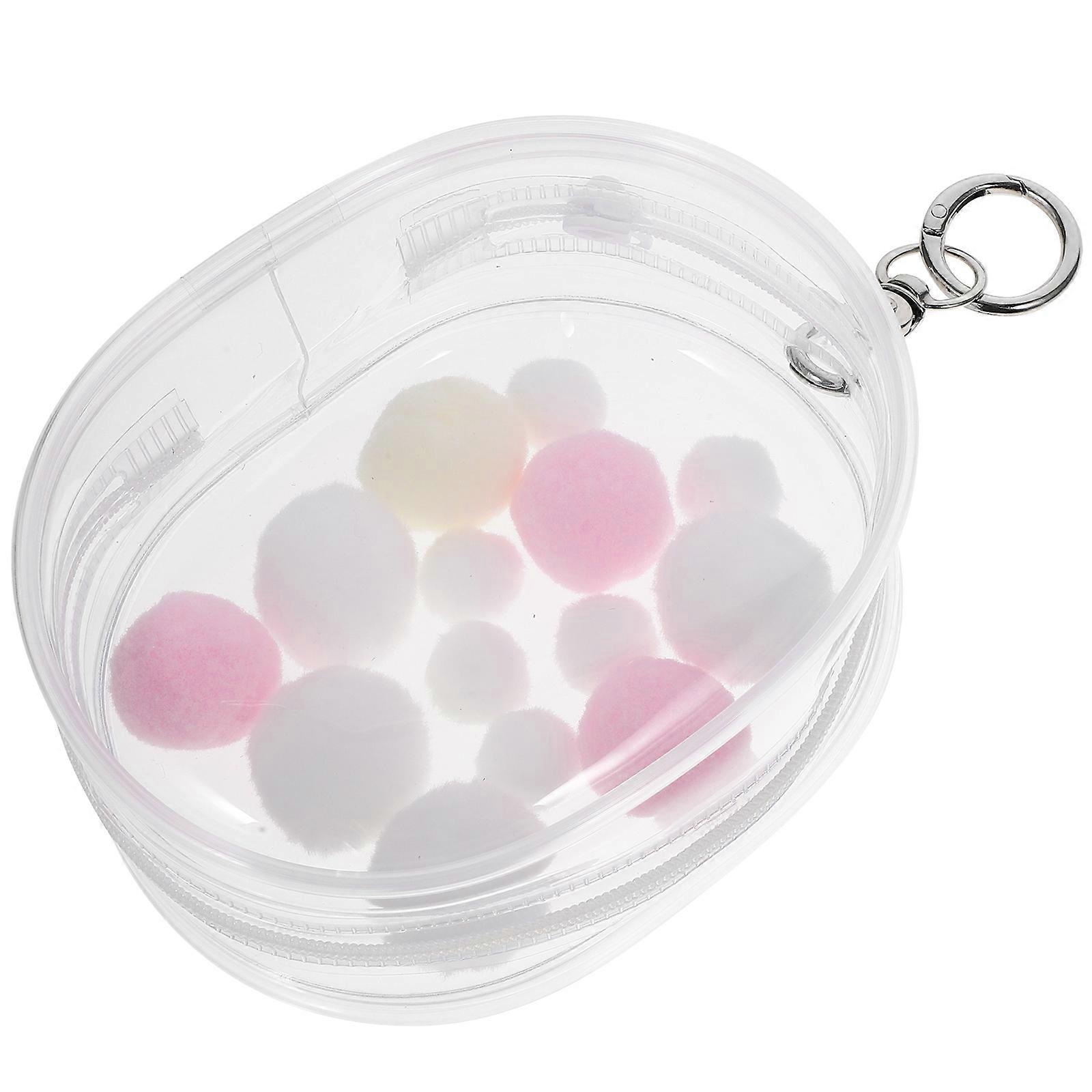 PVC Bag Purse for Dolls Display Pouch Keychain Portable Doll Holder for Outdoor School Shopping Assorted