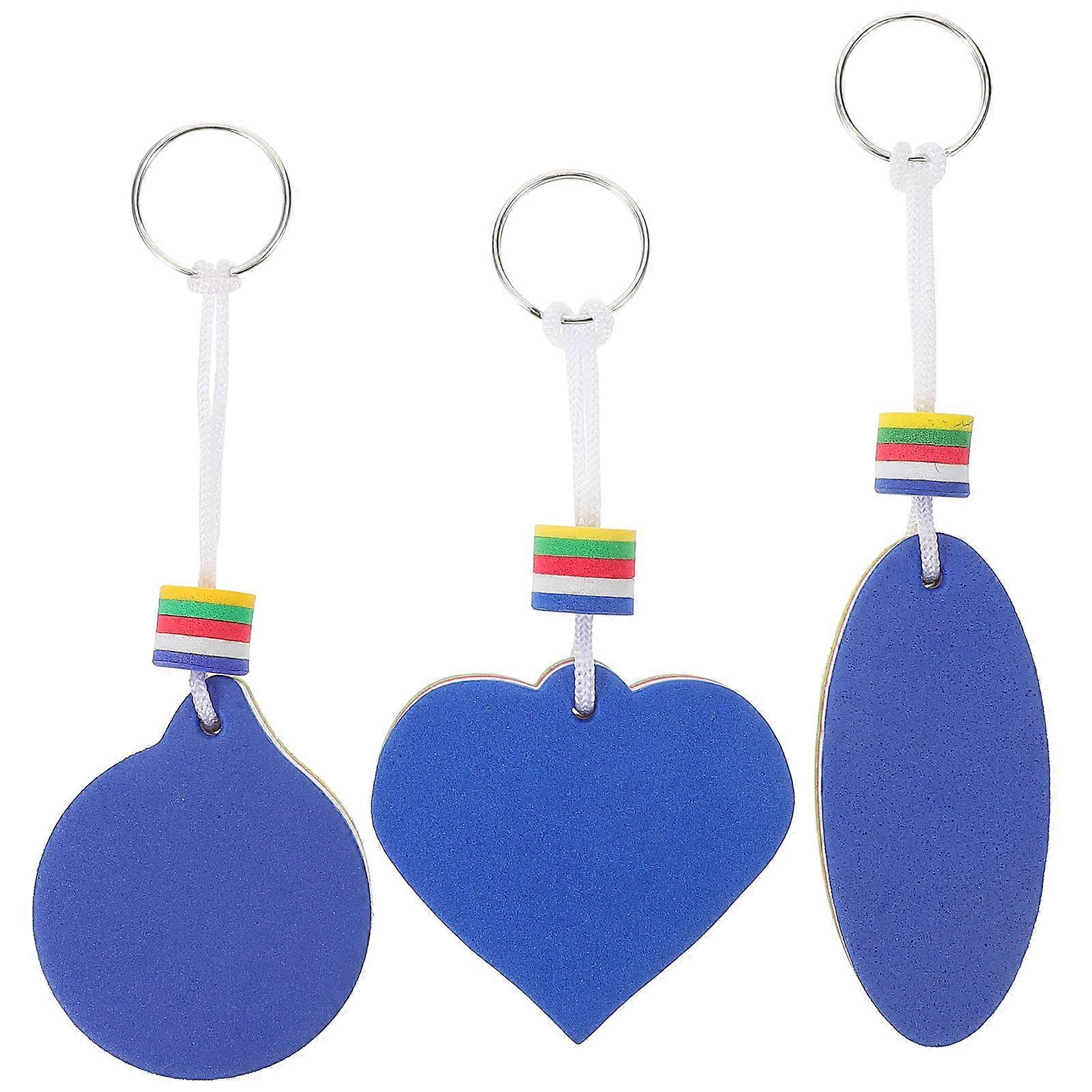Here's a refined and professional product description based on your input:
**3PCS Floating Keychains Water Activity Pendants Lightweight Key Ring
