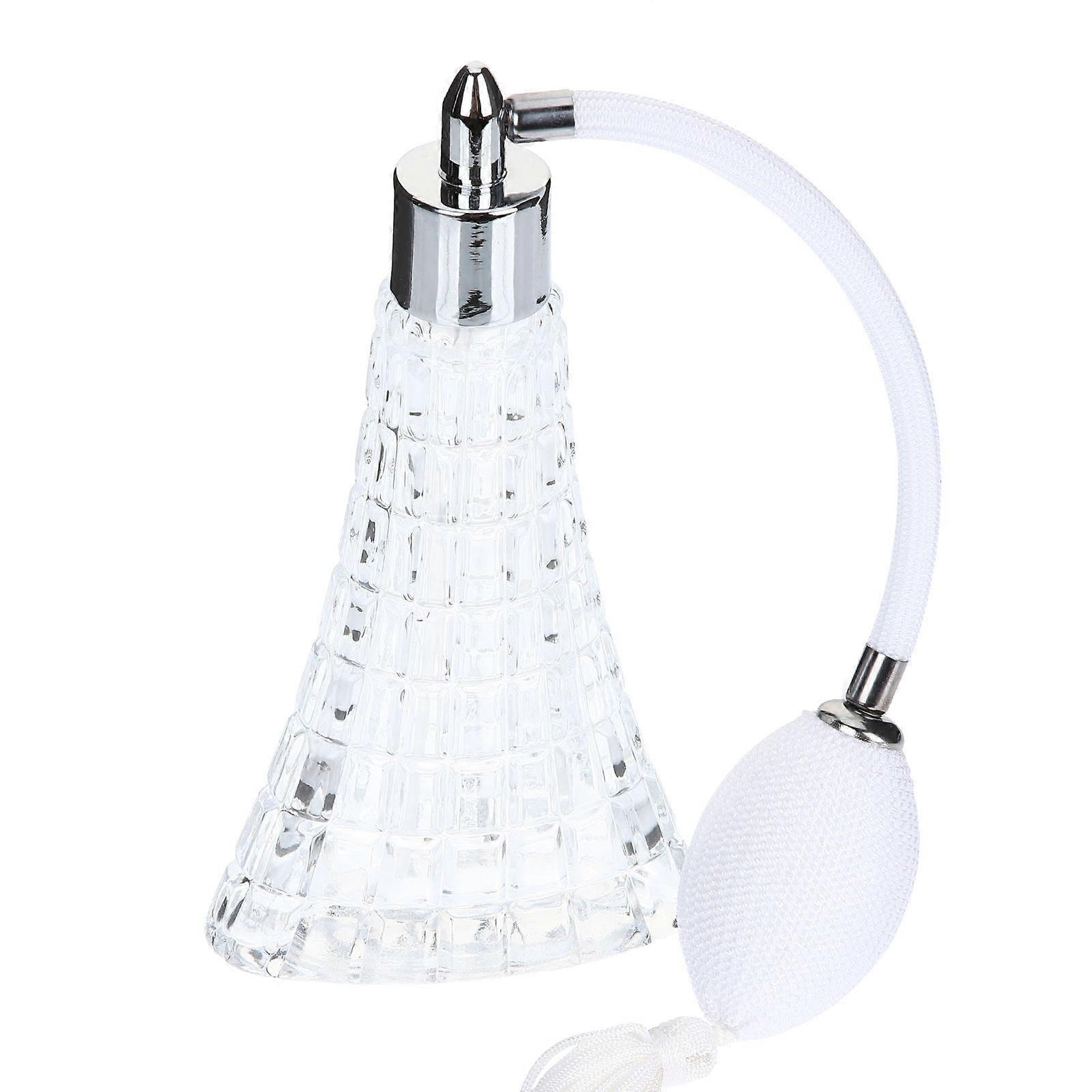 Refillable Glass Perfume Bottle with Atomizer Sprayer for Home Decor 70ml