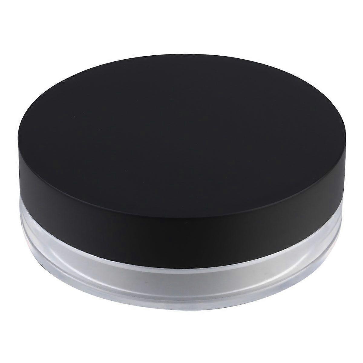20g Empty Makeup Powder Container Reusable Plastic Loose Powder Compact Container with Sponge Powder Puff for Home Use