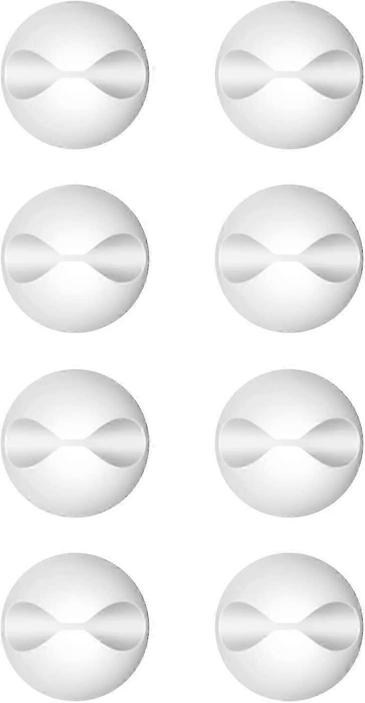 8 Pack Cable Clips, Cord Organizer Cable Management, Self Adhesive Wire Holder System, Multipurpose Wire Clips