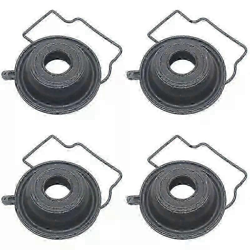 con 4 σετ για ZX600D ZZR600D ZX ZZR 600 1990-1995 ZX600 ZZR600 Κιτ επισκευής καρμπυρατέρ Βαλβίδα πλωτήρα Seat κενό διάφραγμα