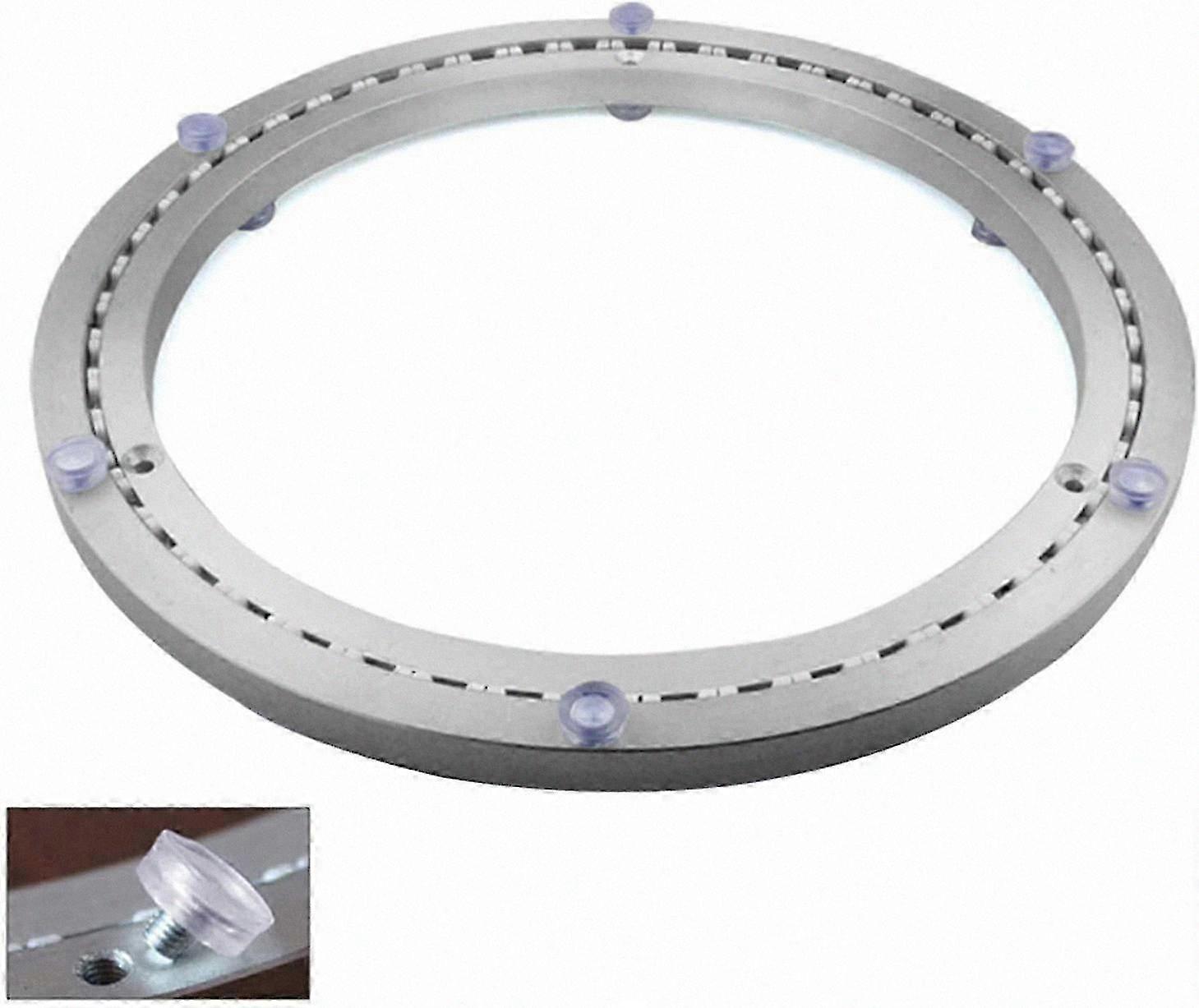 Heavy-Duty 35cm Rotating Metal Base with Single Row Ball Bearings for 360-Degree Swivel Support