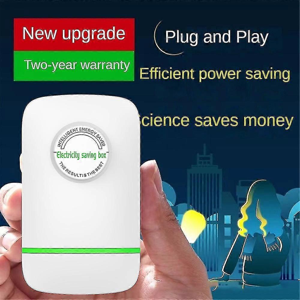Electric Power Saver Device with Voltage Stabilizer, Energy Saving Plug for EU/UK/US
