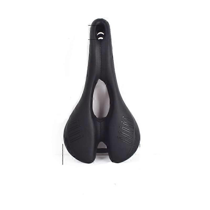Breathable Mountain Bicycle Seat Cushion, PU Leather Saddle, Comfortable Sponge-Filled Cycling Accessories, Basic Style