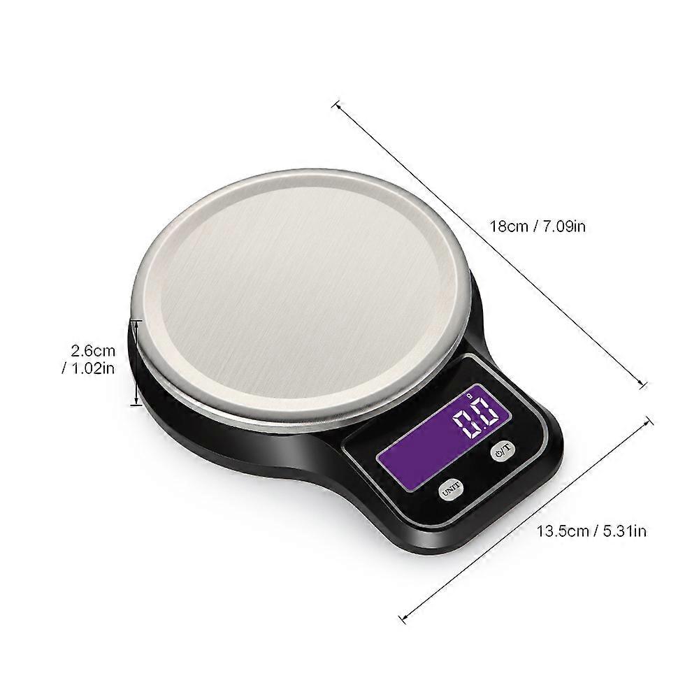 Kitchen Scale Food Scale Mini Electronic Platform Scale Digital Scale with Stainless Steel Platform Scale