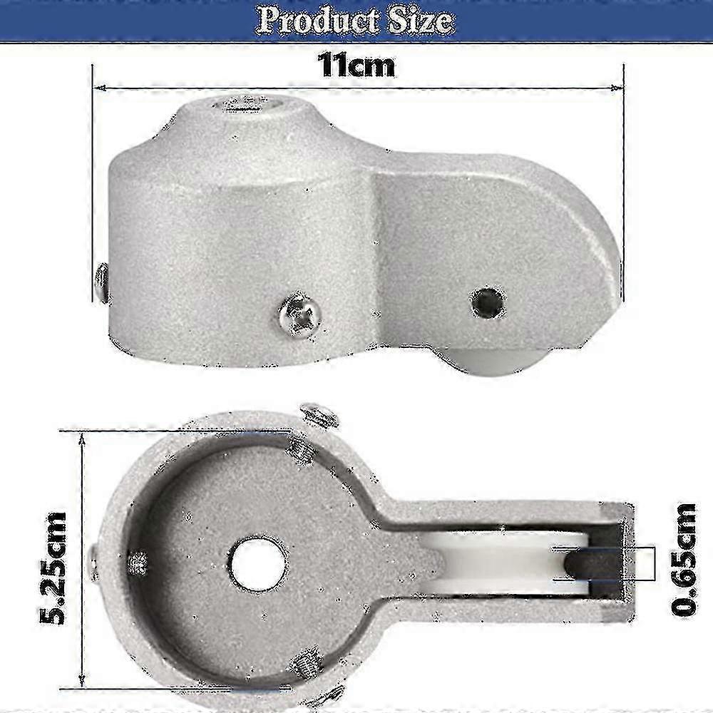 Aluminum Flagpole Cap Head, Durable Cast Alloy Accessory for Flags