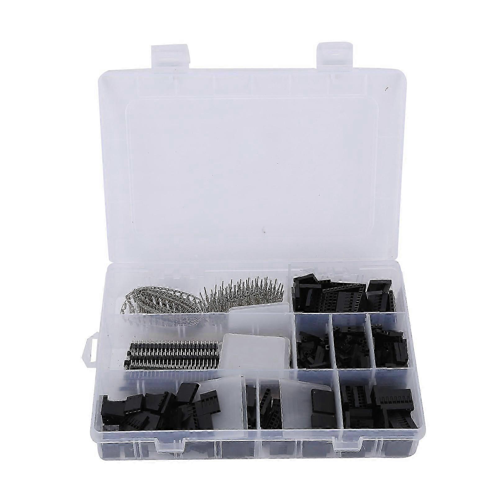 ジャンパーワイヤーピンヘッダー2.54mmハウジングオスメスコネクタセットキットアクセサリーパーツ
