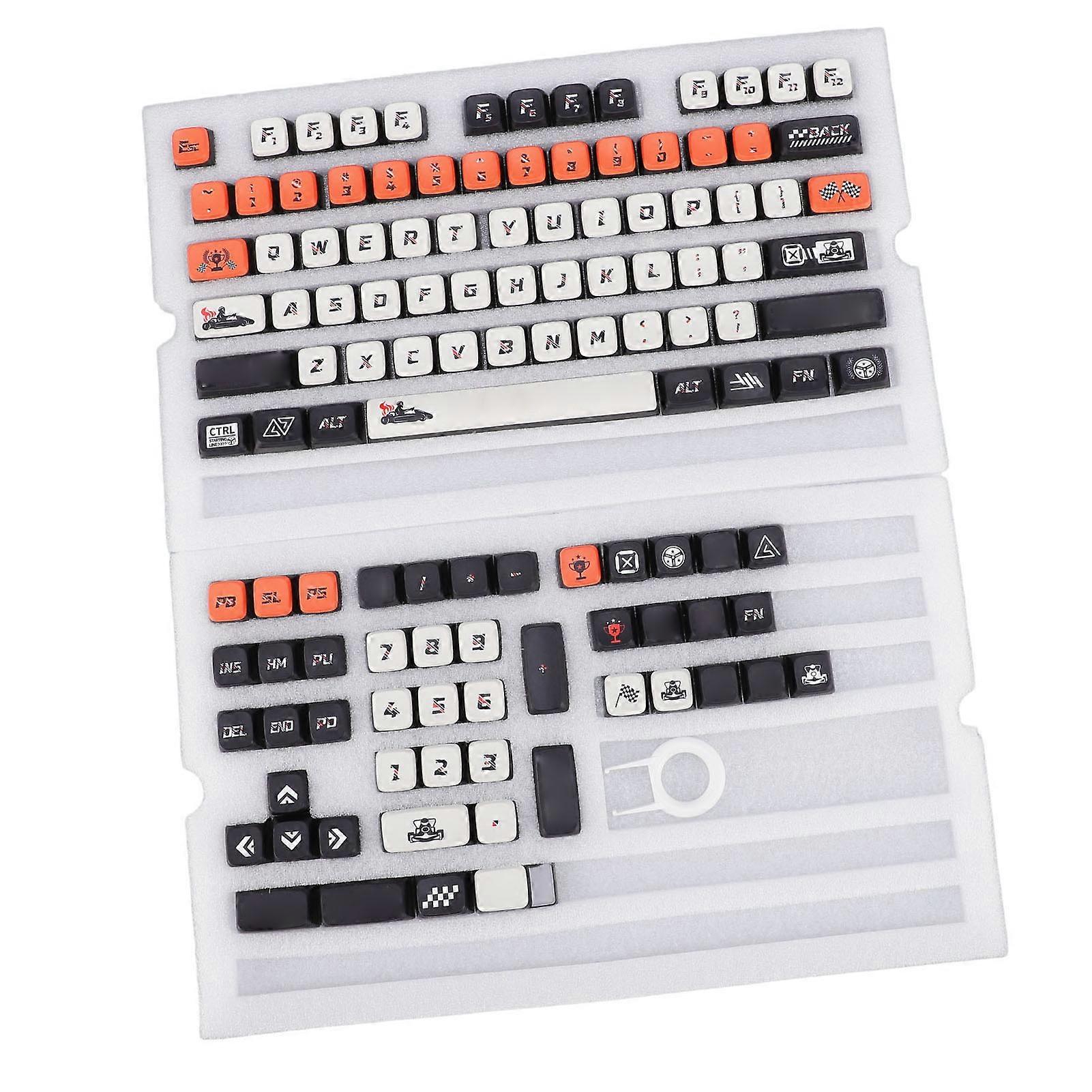 122 Keys Pudding Keycap Set MSA Profile PBT Dye Sublimation