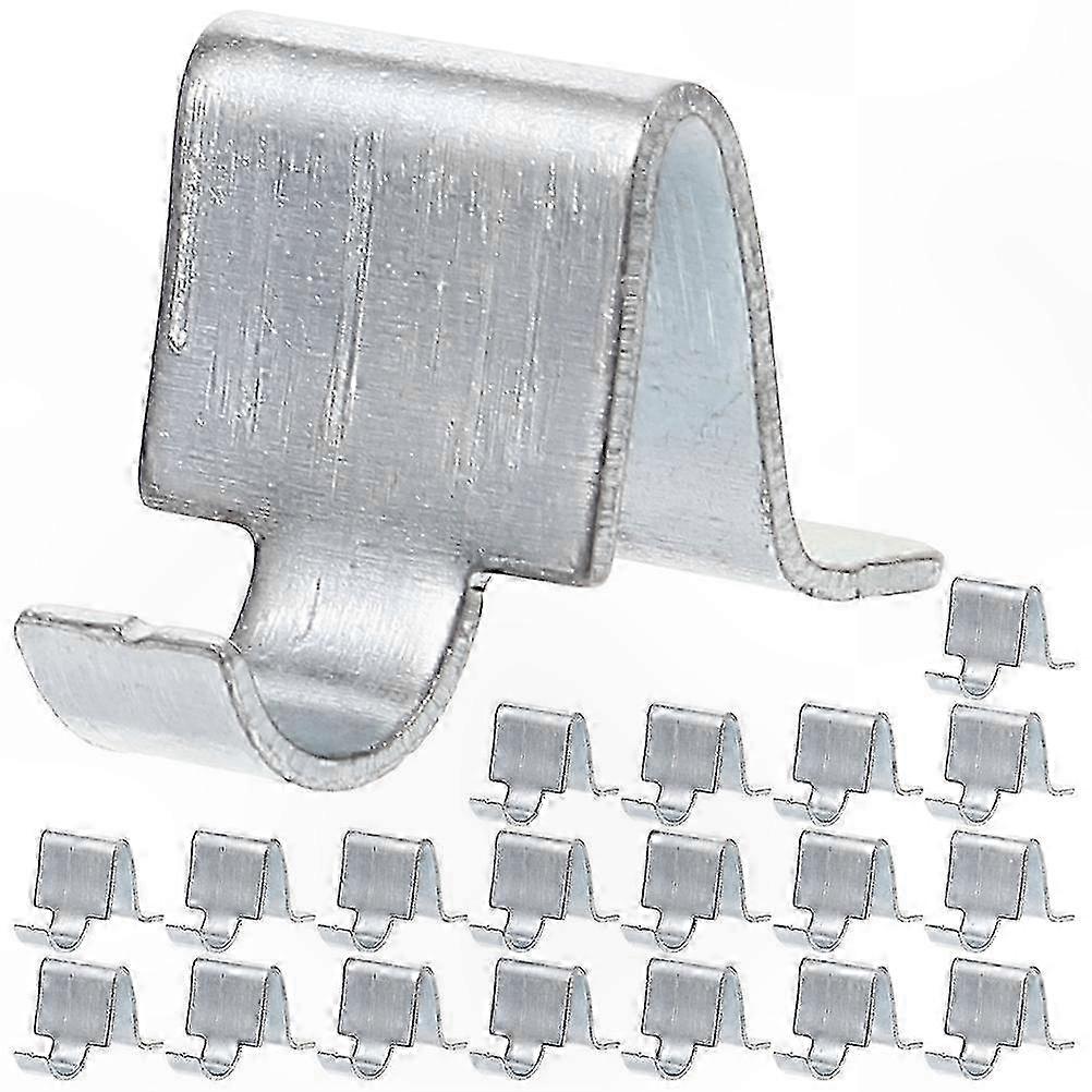 20 Pack Shelf Clips for Cabinet Support - File Clamps & Pilasters for Home Office Storage Solutions