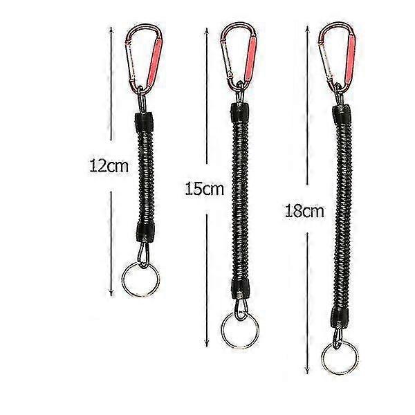 Fishing Lines Leaders Lanyard Boating Fishing Rope Retractable Coil...