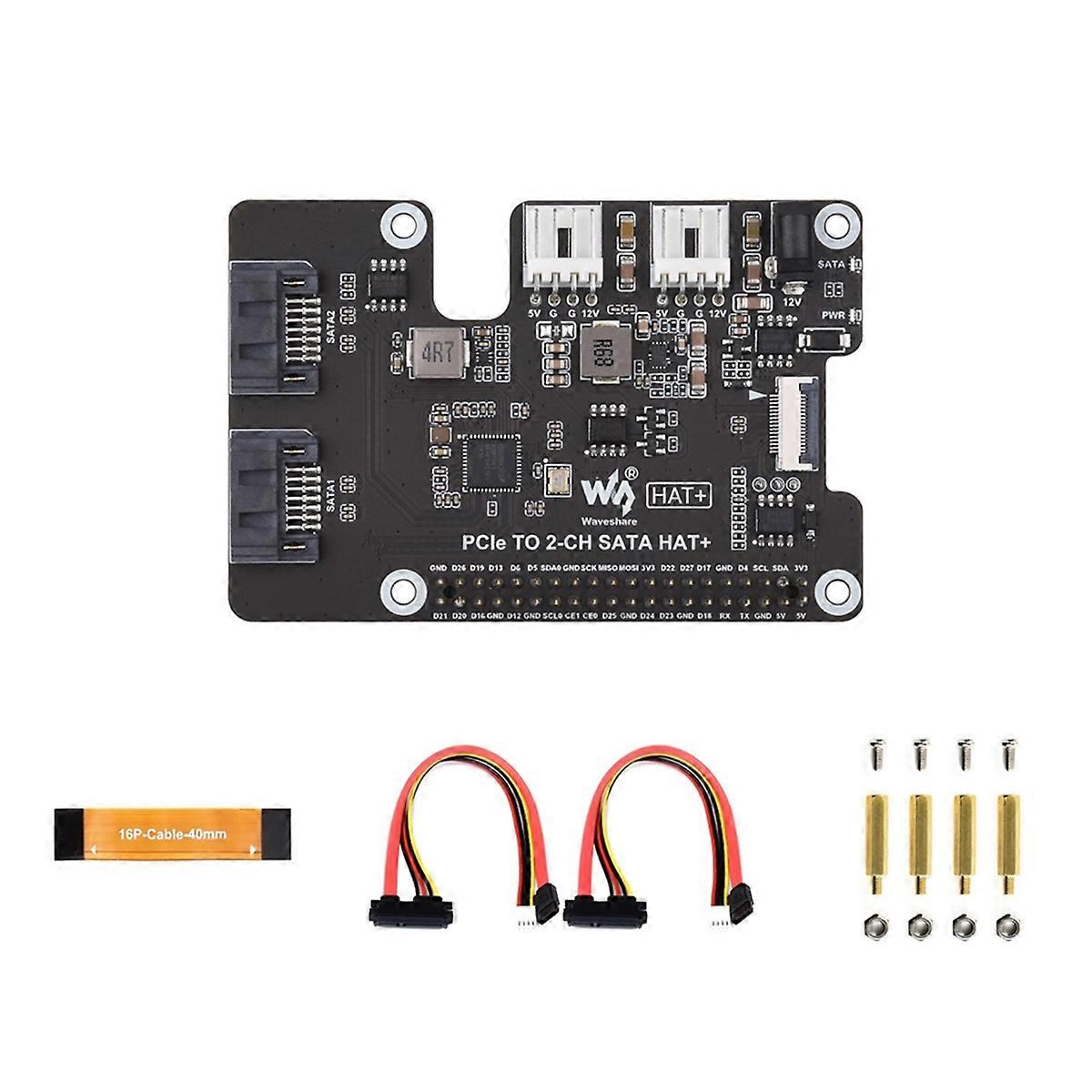 for Raspberry Pi5 PCIe to Expansion Board EEPROM HAT+ High Speed Data Transfer Multi-Device Compat