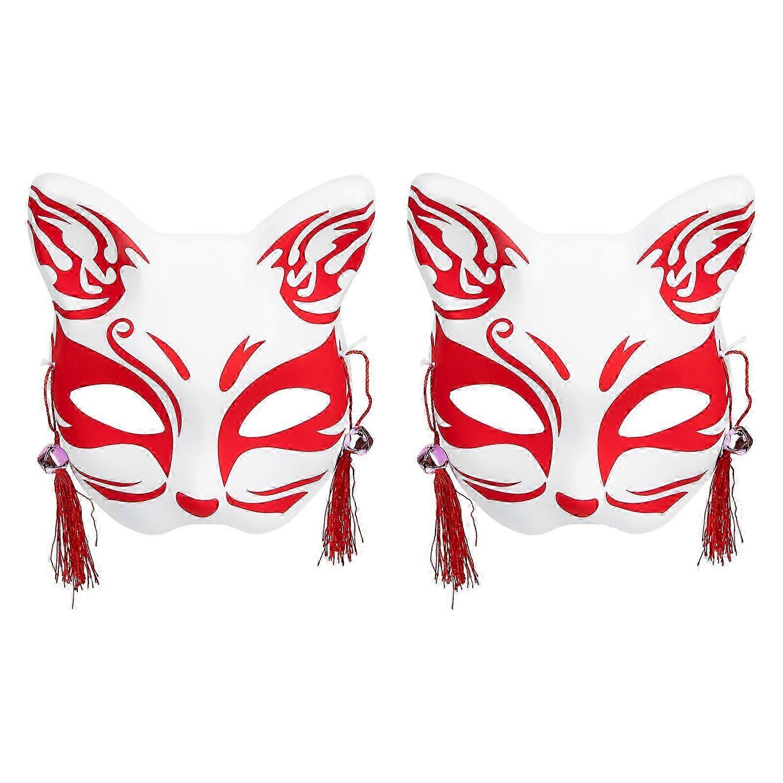 Fox Mask Set for Parties, Masquerades, Adults & Kids in Assorted Colors