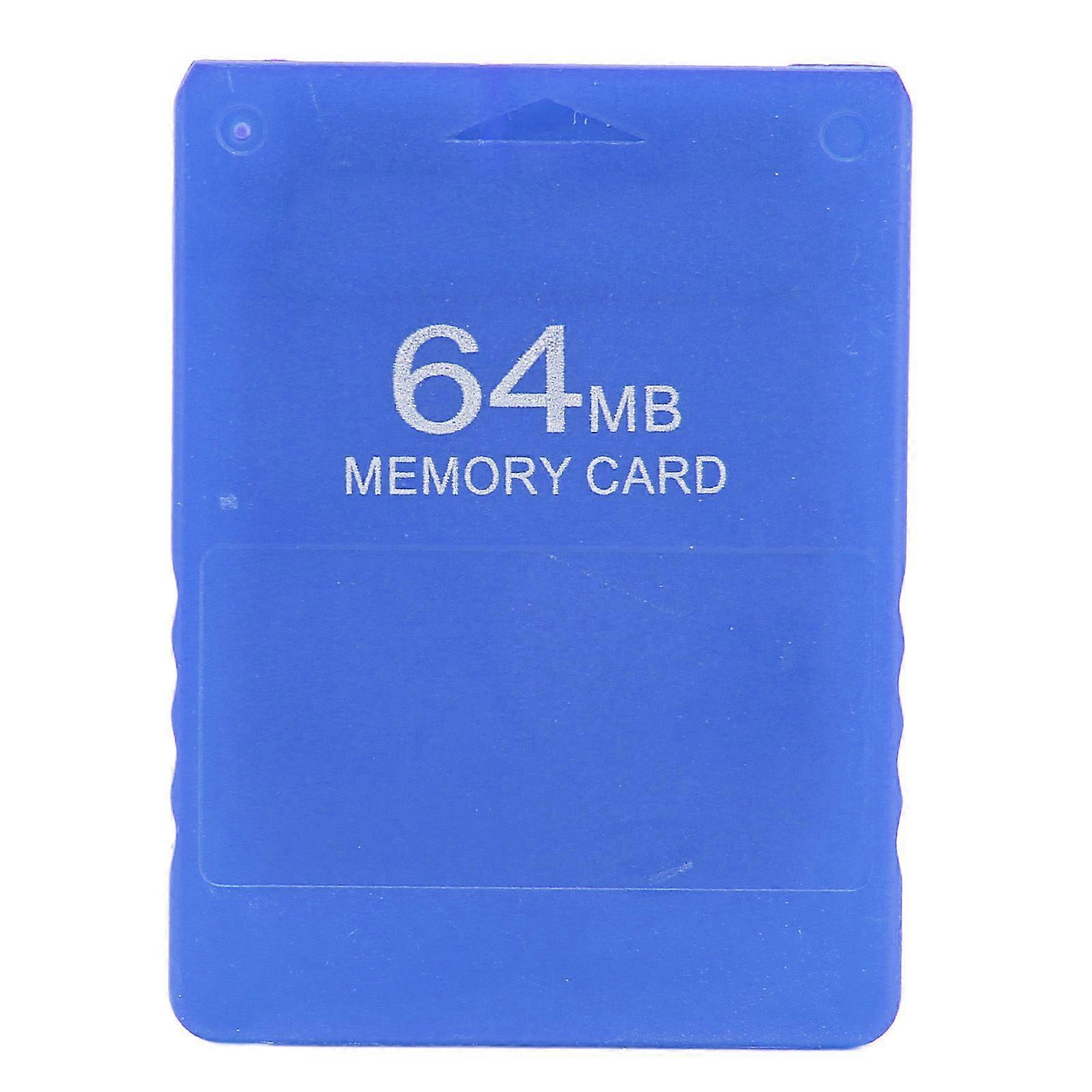 For PS2 64MB Memory Card High Speed Game Memory Card Supports All Games and FMCB1.966Blue