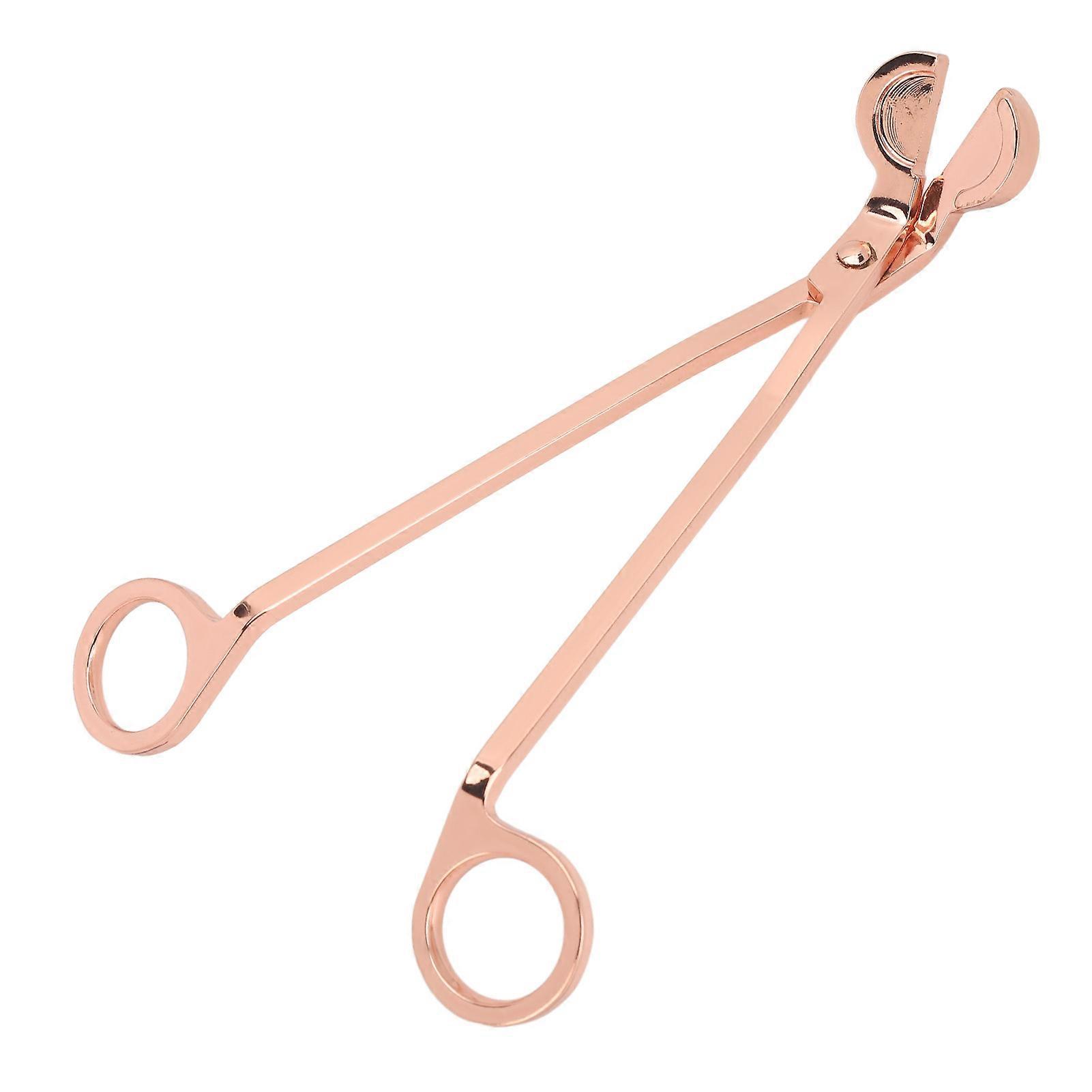 Stainless Steel Candle Wick Trimmer with Electroplating Coating