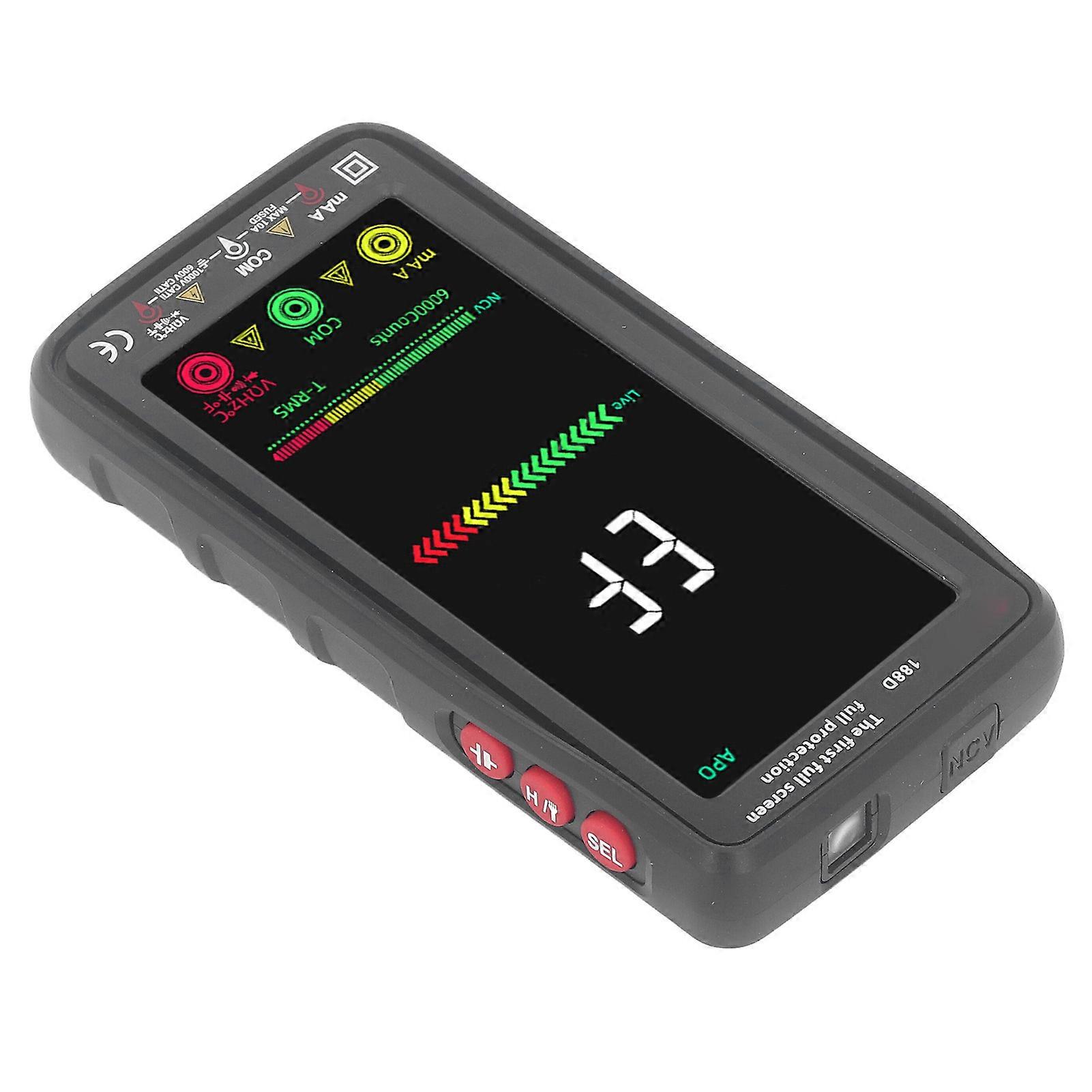 Digital Multimeter 188D Auto Ranging 3.7V 2800mAh Rechargeable