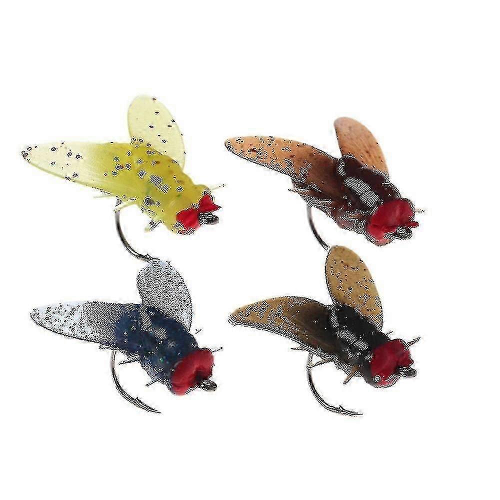 2024 New Bionic Fly Fishing Lures Set with Saltwater and Freshwater Flies Spinner Swim Baits and Hooks for Panfish