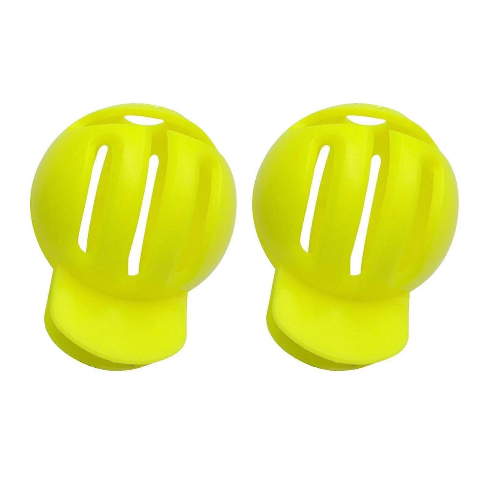 Golf Ball Alignment Tool Stencil - 6.2cm x 4.7cm Yellow Marker