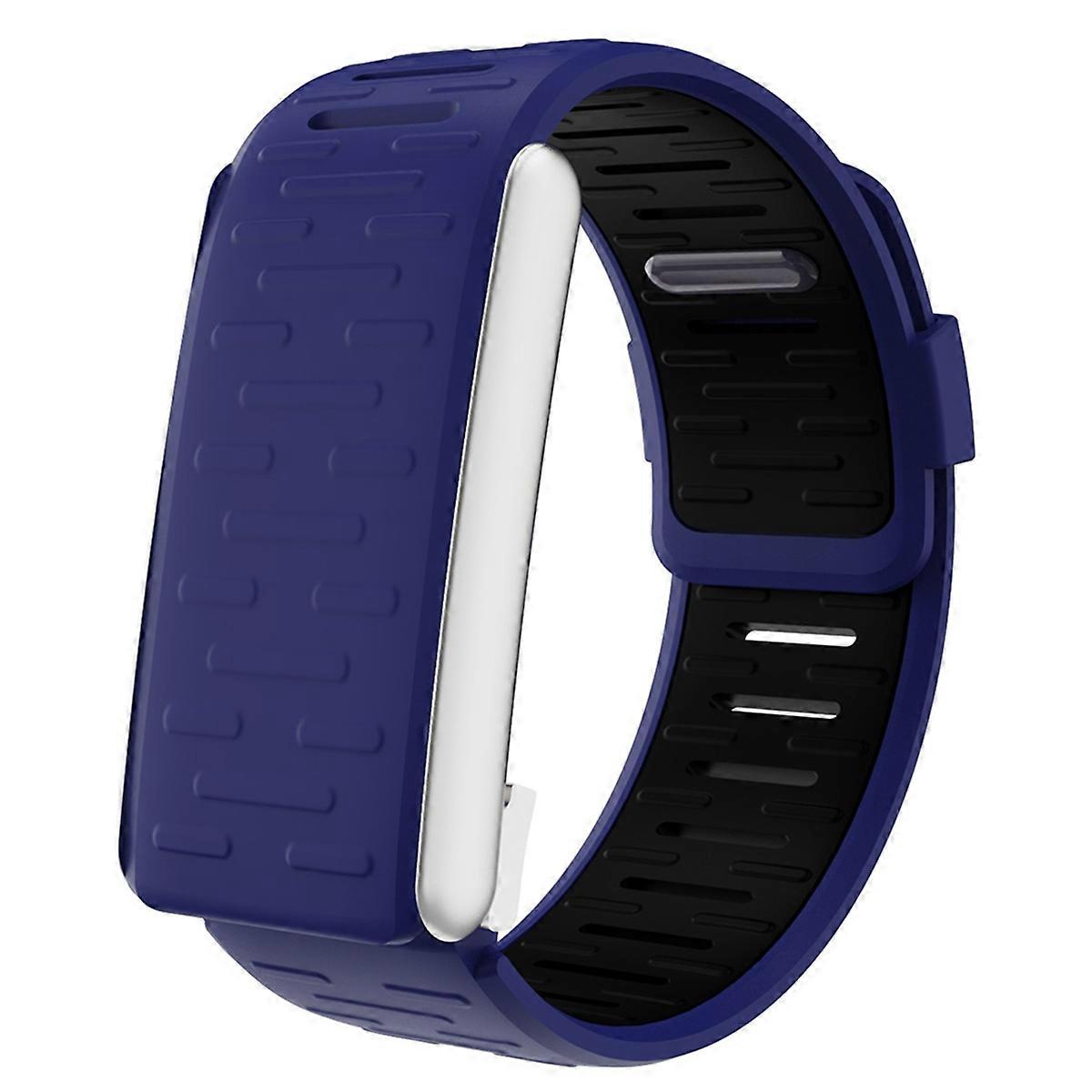 Sport Flex Wrist Band Silicone Waterproof and Sweatproof Replacement Band for 5.0 Sport Band Blue