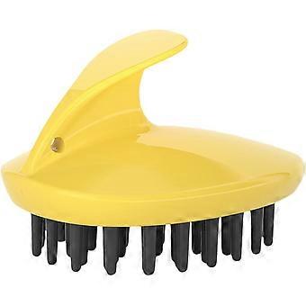 Scalp Massage Brush [Wet & Dry]. Shampoo brush for exfoliation and scalp massage. Silicone