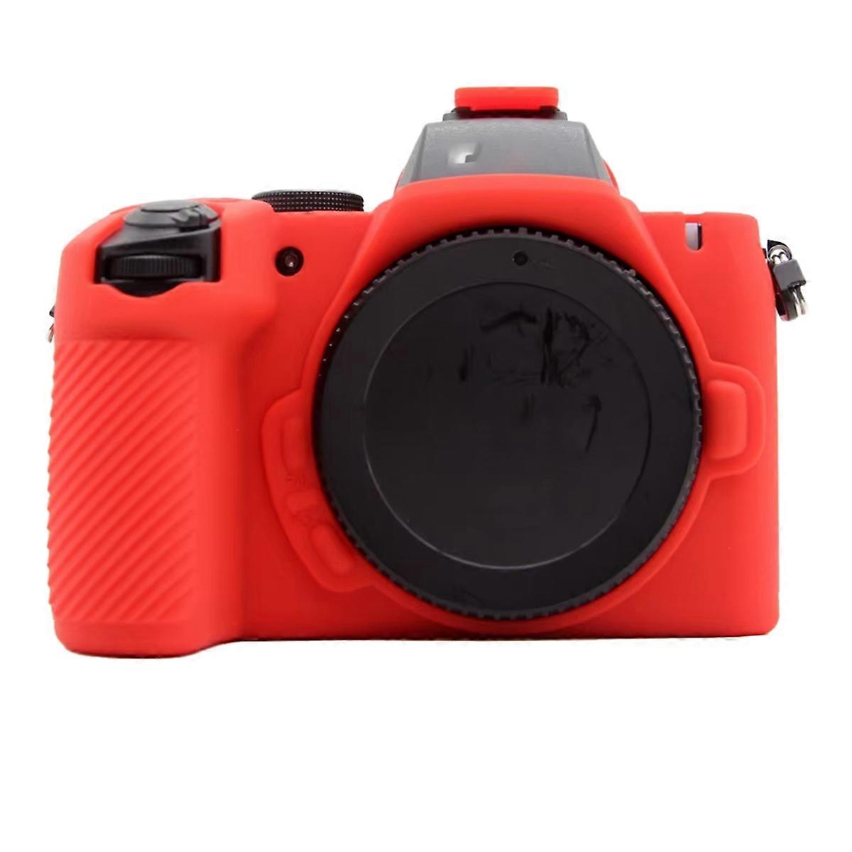 Silicon Case Body Cover Protector Frame Skin for Z50 II Z50II Z50 Mark II Mirrorless Camera Red