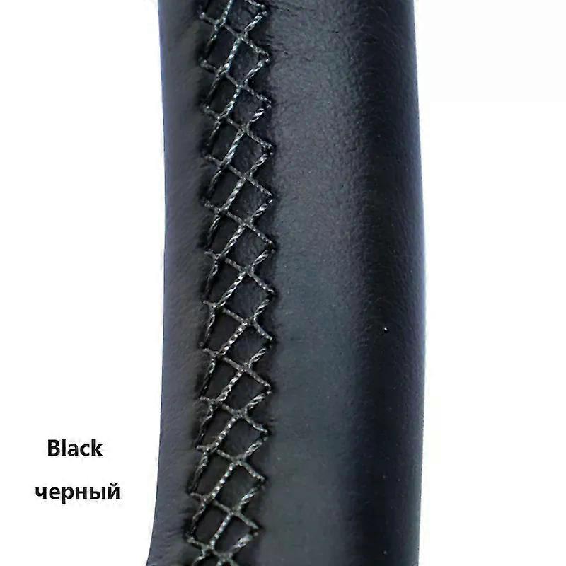 Black Genuine Leather Car Steering Wheel Cover Suitable for d Mondeo 2007 2008 2009 2010 2011 2012 Mk4