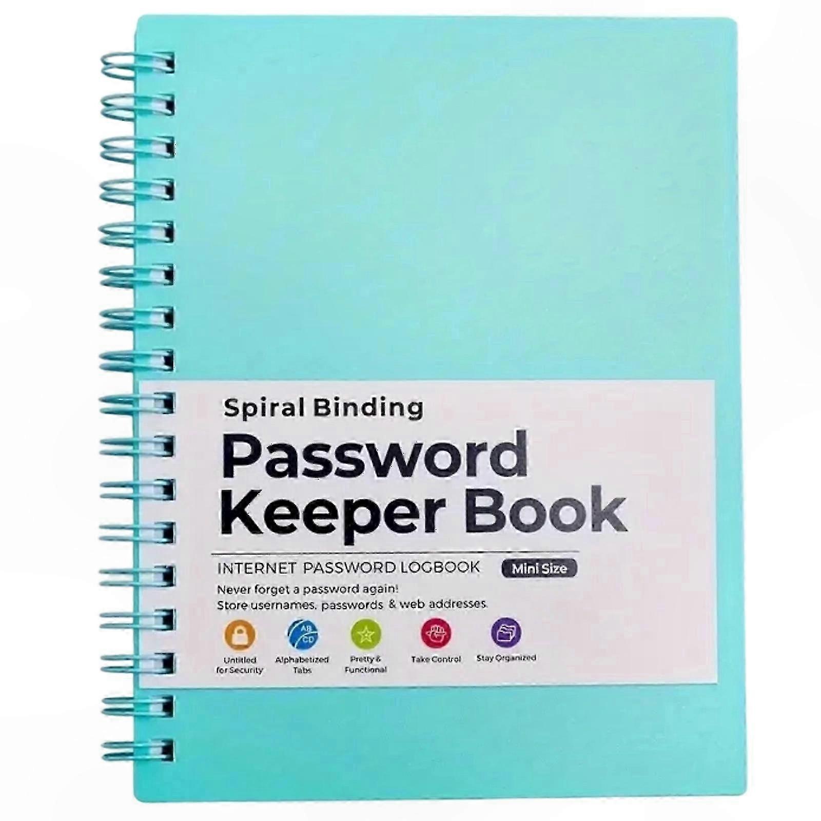 Alphabetical Password Organizer with Tabs for Notes and Journals Portable Pink Password Book Easy to Use