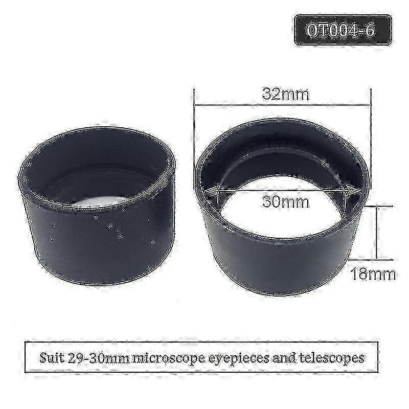 Eyepiece Eye Cups Caps One Pair Rubber Binoculars Eye Guards Stereo Microscope Parts Telescopes Eyecups Inner Diameter 29-36 Mm
