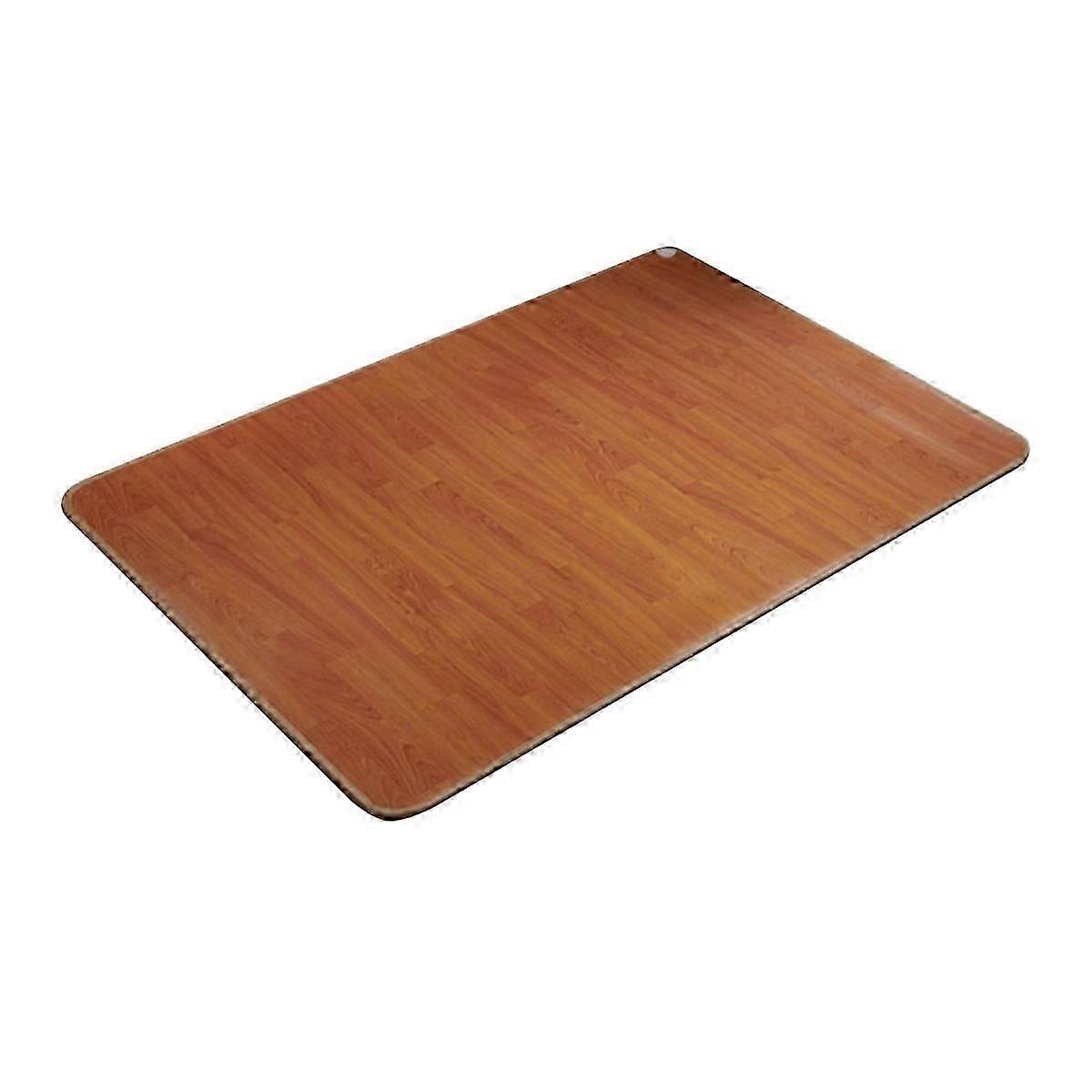 Floor Heating Mat Digital Display Timing Fuction Temperature Fixing Home Foot Warming Pad,Deep Wood Grain 50x55cm