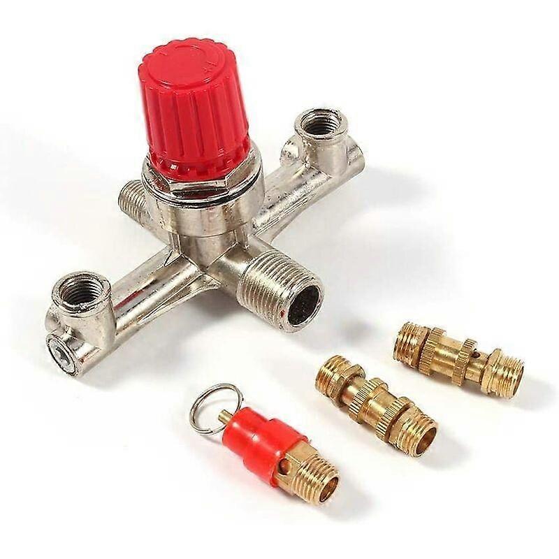 Air Compressor Accessory Alloy Air Compressor Double Outlet Tube Pressure