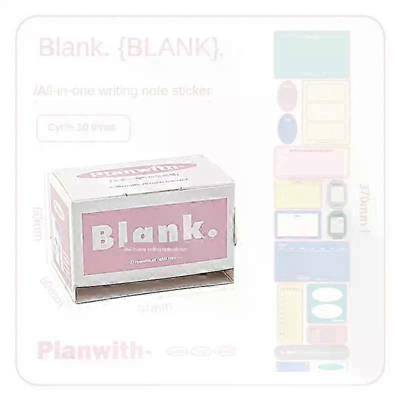 Pull-out Note 30 Pages Durable Applicable To Multiple Scenarios White Card Film Convenient Notes 2025