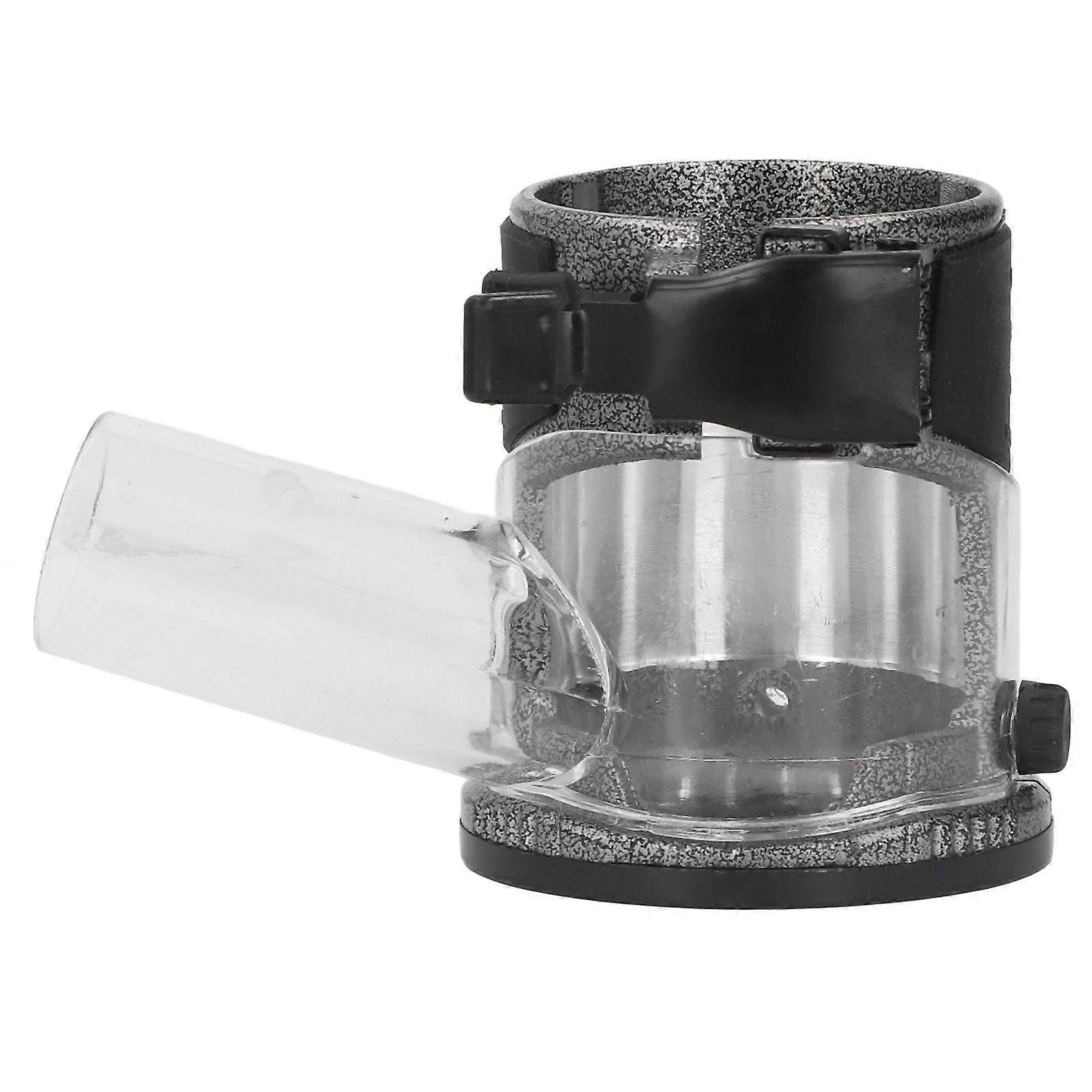 Trimming Machine Base Adjustable Aluminum Alloy Plunge Router Base with Dust Collection Cover