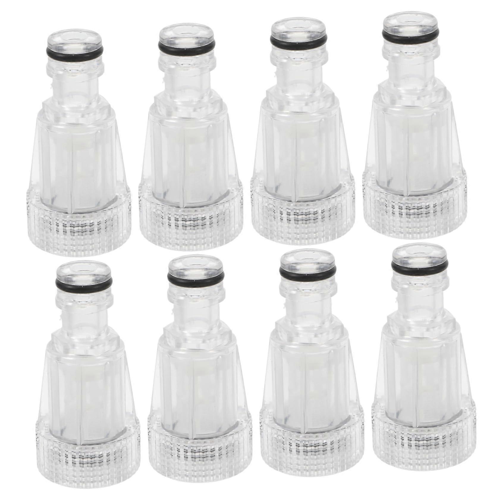Pressure Washer Water Inlet Filter Replacement 8Piece Hose Water Filter Set For Pressure Cleaners Quick Connector