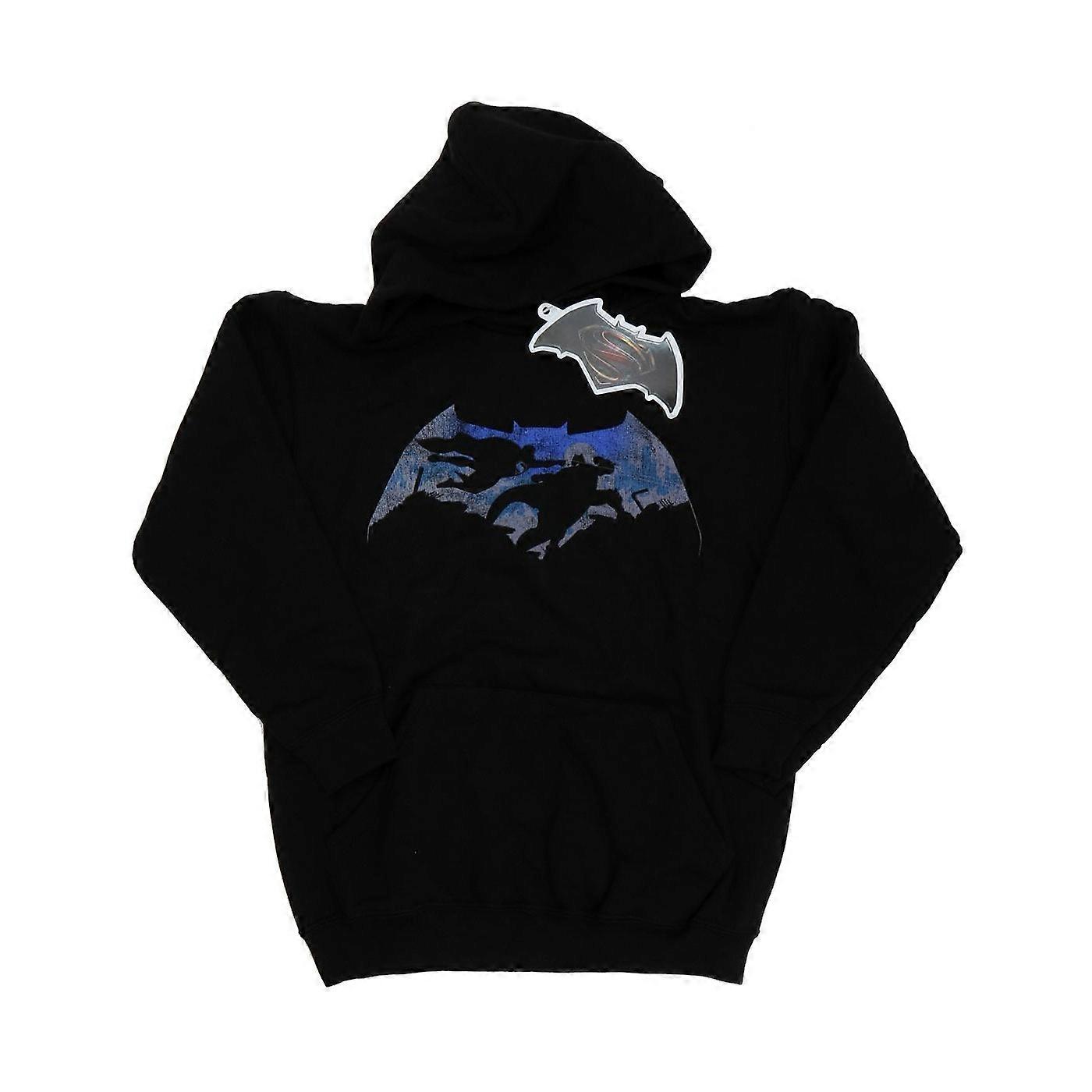 DC Comics gutter Batman v Superman kamp silhuett Hettegenser