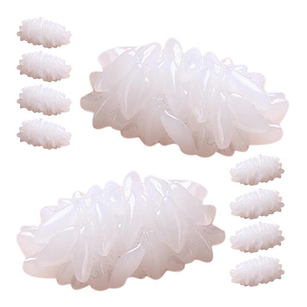 Lifelike Rice Prop Fake Rice Model for Photographers and Educators Resin Material 24Pcs
