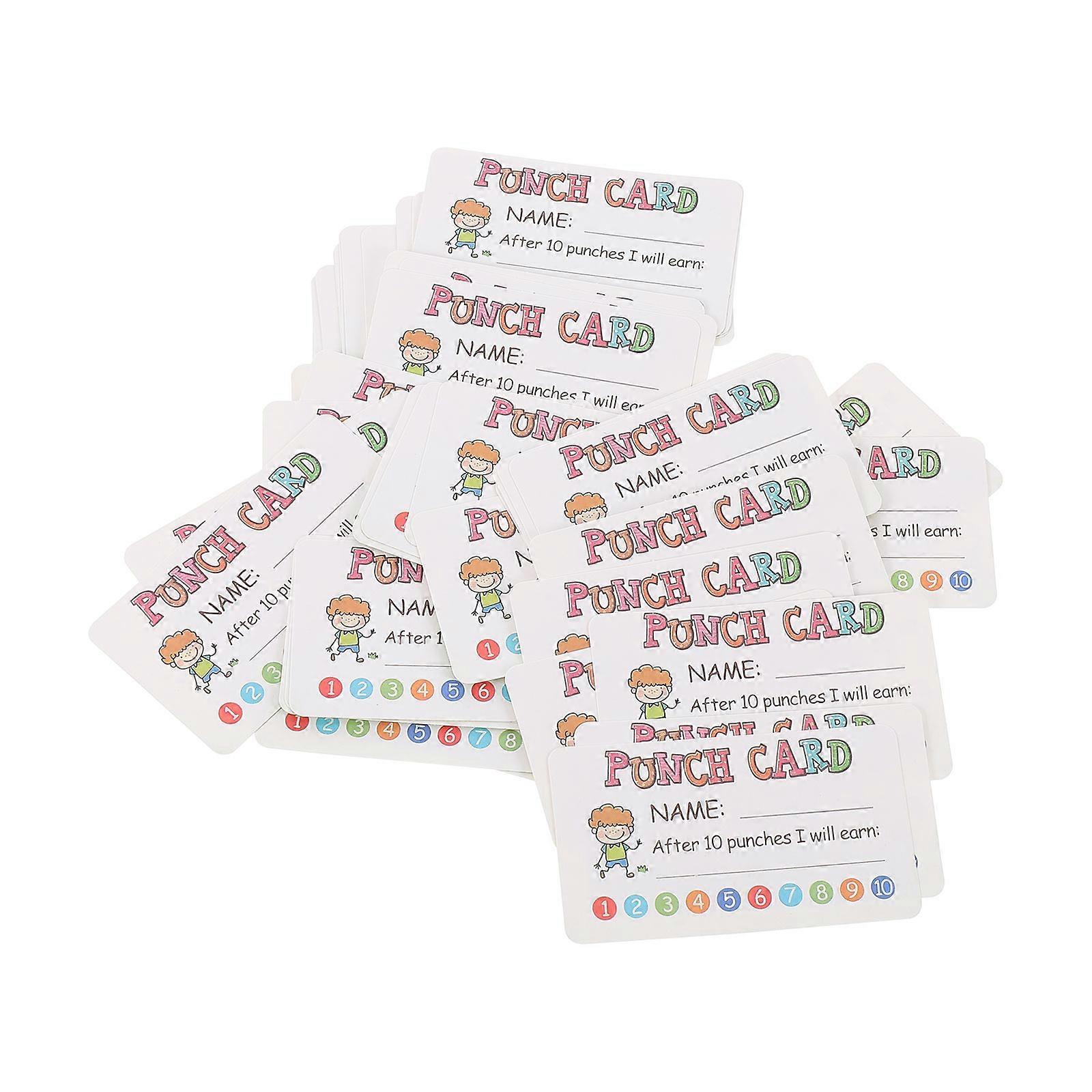Incentive Reward Cards Children Kids School Activity Copper Paperboard Multi Color Improve Pursuit of Knowledge 50Pcs