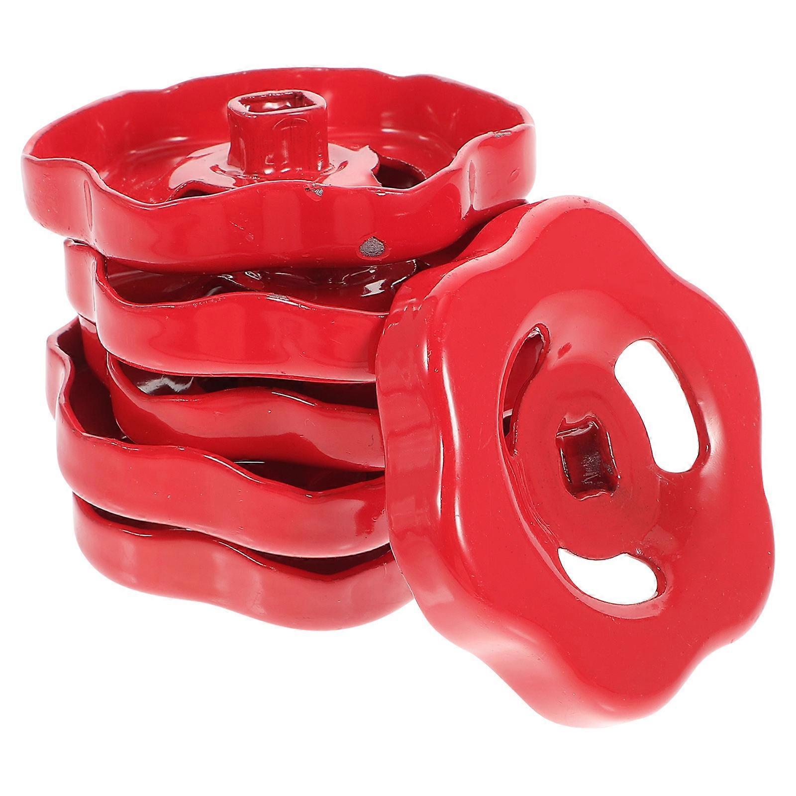 Faucet Handle Round Wheel Handles Outdoor Shutoff Handles 24Pcs Replacement