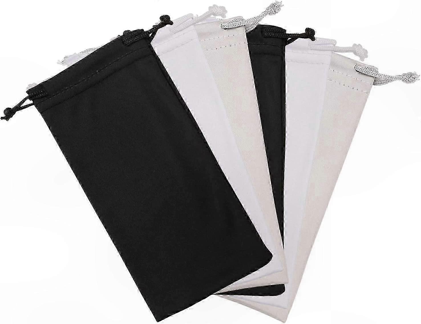 Multipack Microfiber Pouches for Eyewear and Electronics, Soft Protective Cases