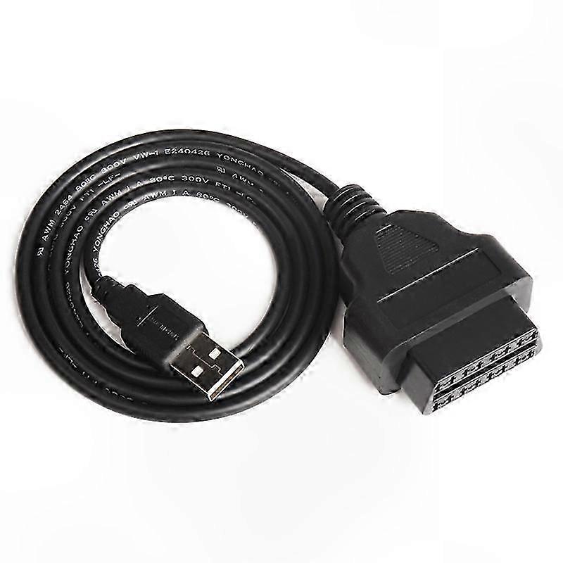 OBD2 to USB Adapter Cable for Car GPS, 1 Meter Length