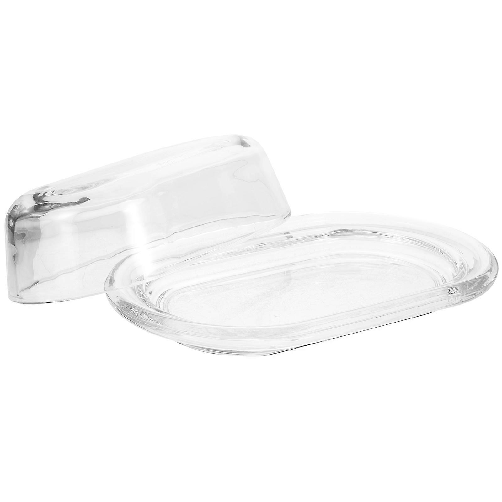 Large Cheese Storage Container With Lid For Home Use Smooth Surface 19.50X13.00X6.00Cm 1 Set